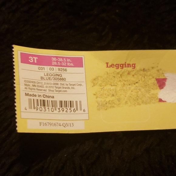 Girls denim leggings - Picture 3 of 3